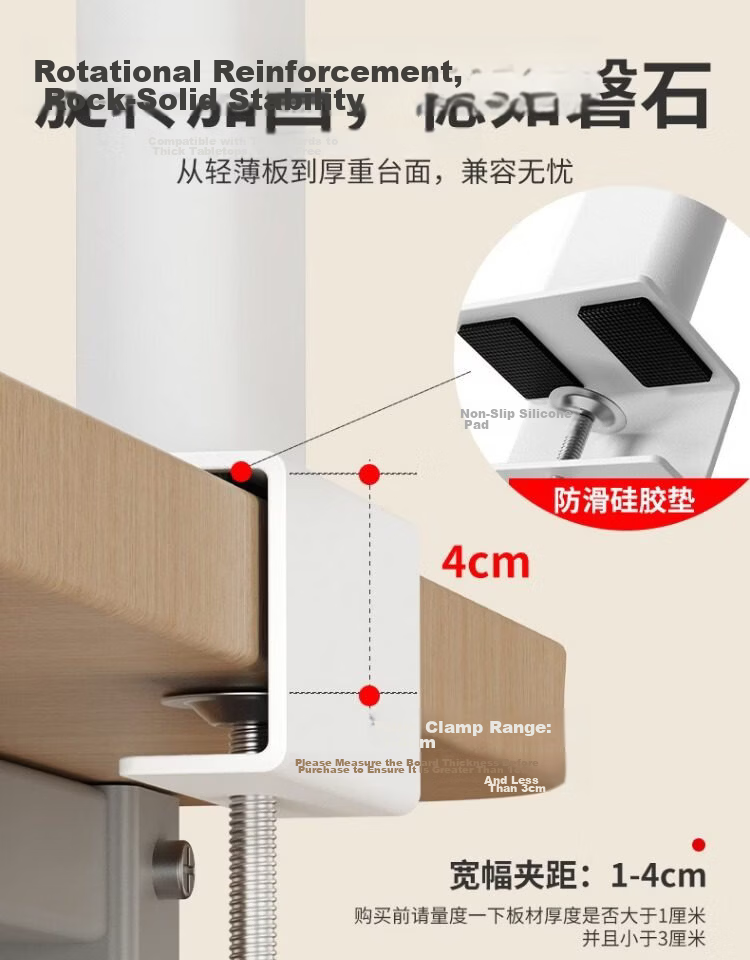 Laberta Wall-Mounted Long Eye-Protection Desk Lamp Full-Spectrum Children's Study Table Lamp Clip-On Anti-Myopia 14