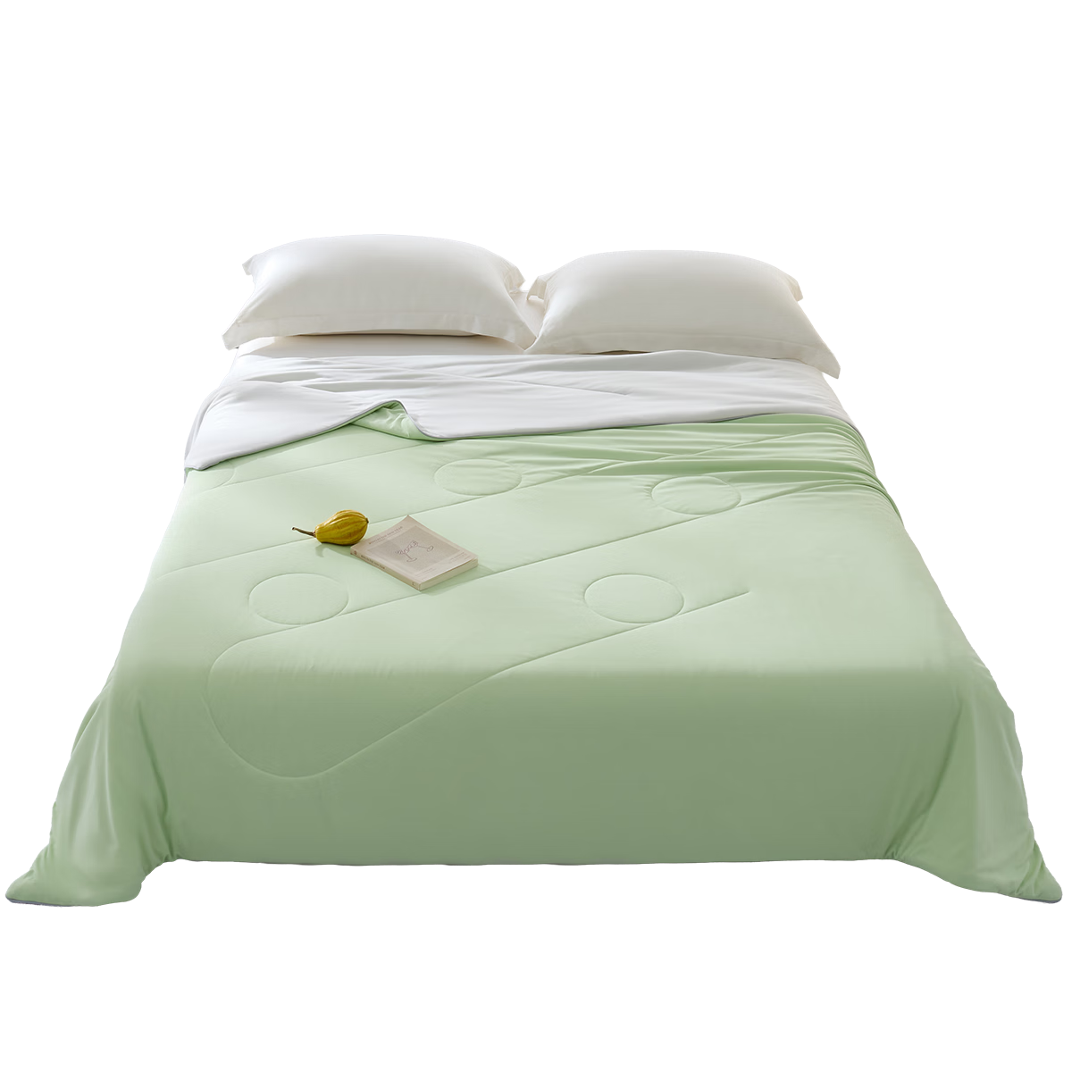 MUJI Class A Single Summer Cooling Quilt 100% Nylon Machine Washable Air Conditioning Quilt Cooling Summer Quilt Green Gray 150*200cm