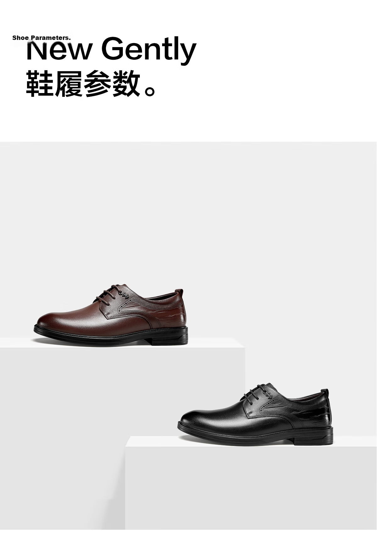 Eierkang Men's Business Formal Shoes Comfortable Commuter Single Shoes Groom Wedding Shoes 63129W Black Size 45 40