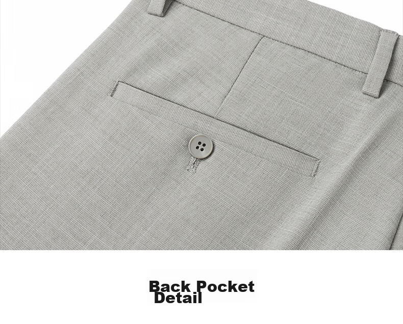 Shanshan Natural Linen 10A Antibacterial Men's Business Formal Lyocell Straight Casual Pants Spring Summer New Model 35