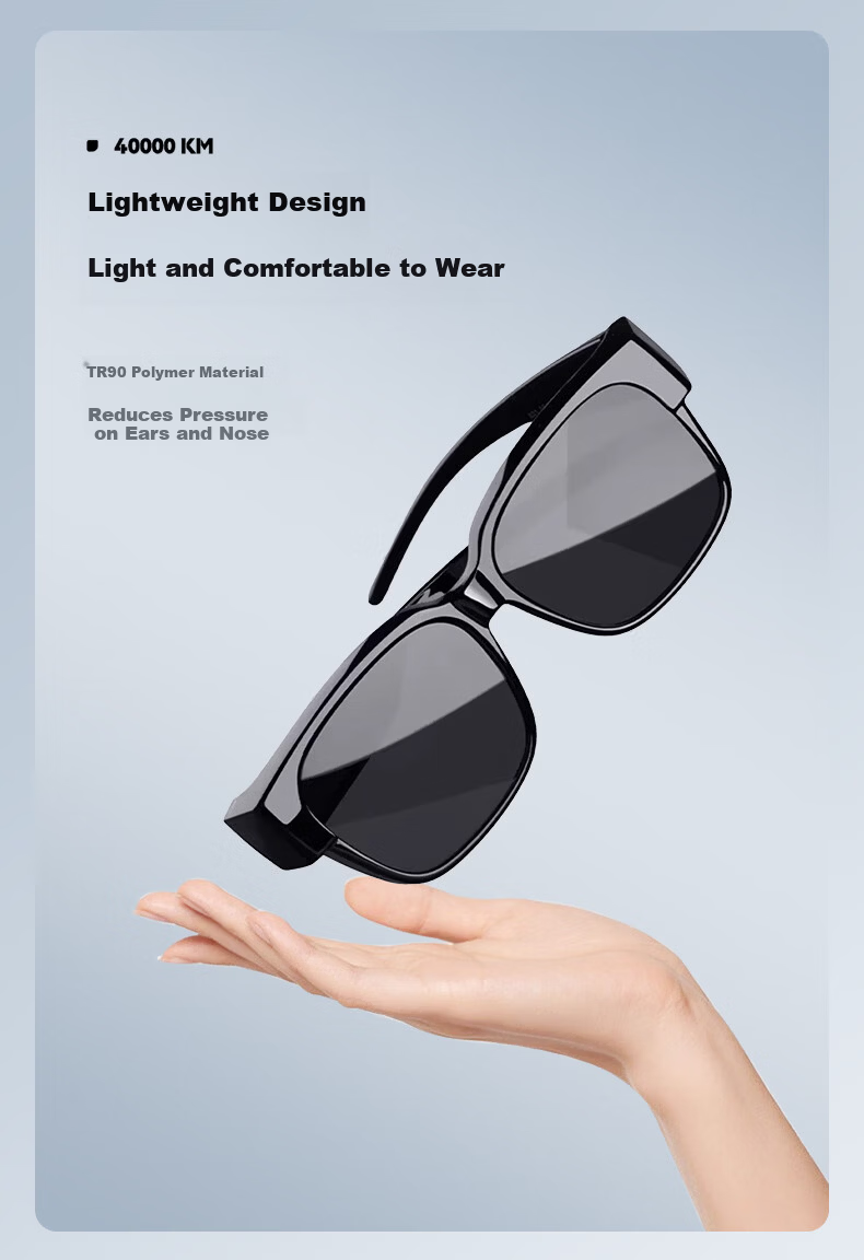 40,000 KM Myopia Clip-On Polarized UV Protection Sunglasses for Men, Driving Special, Compatible with Women's Frames 4