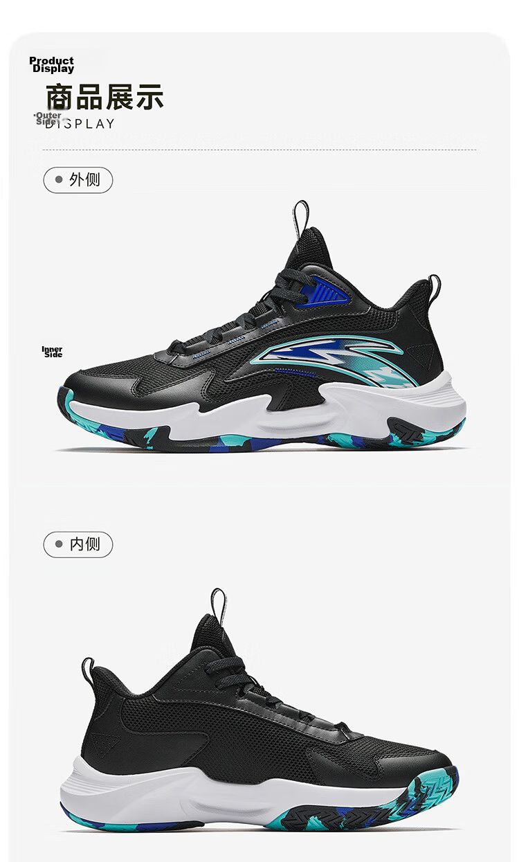 Anta Kids Boys Sports Shoes 2026 Summer Breathable Mesh Trial Basketball Shoes A12621111 61