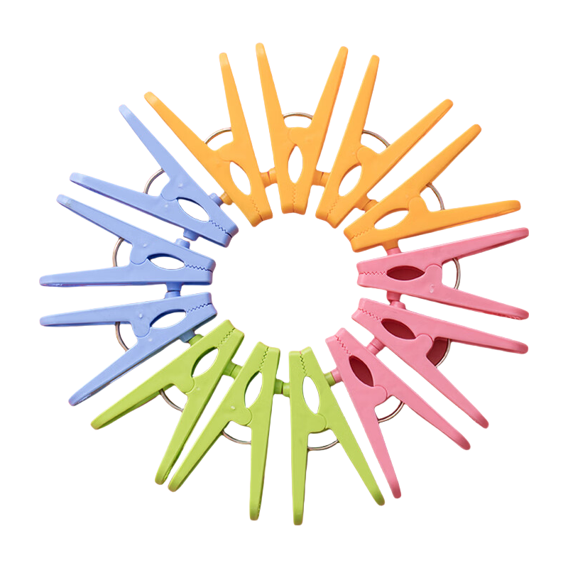 CHAHUA Clothespins, Windproof Clips for Hanging Clothes And Socks, PP Material, 40 Pieces