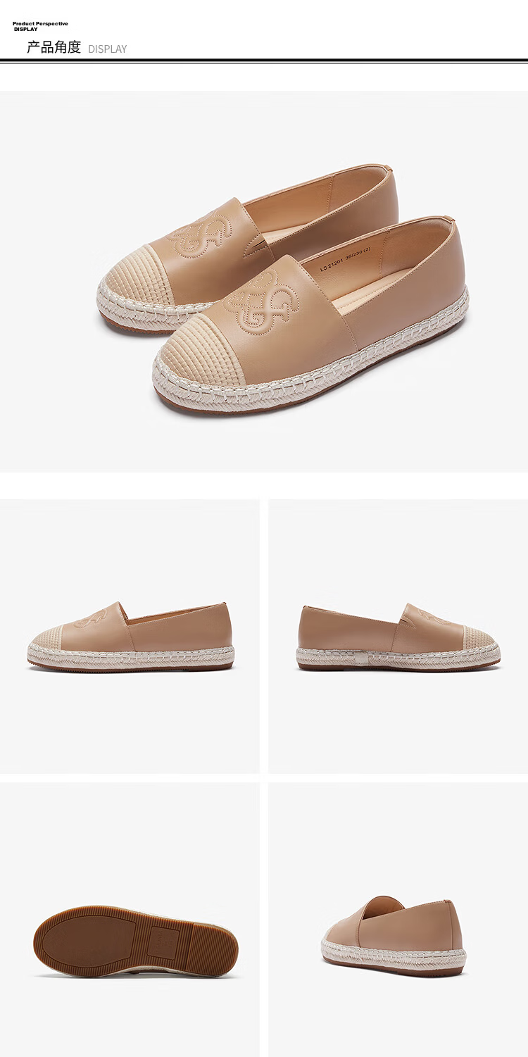 Laird Island Evening Breeze Small Fragrance Fisherman Casual Flat Fisherman Single Shoes Women 21201 Sunburn Brown BRL 40 16