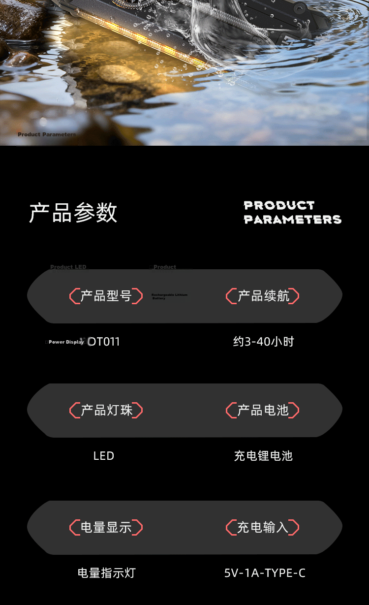 Cavalry Magnetic Mini Outdoor EDC Work Light Small Flashlight Ultra-Long Battery Life Stepless Dimming Strong Magnetic Rechargeable Torch 17