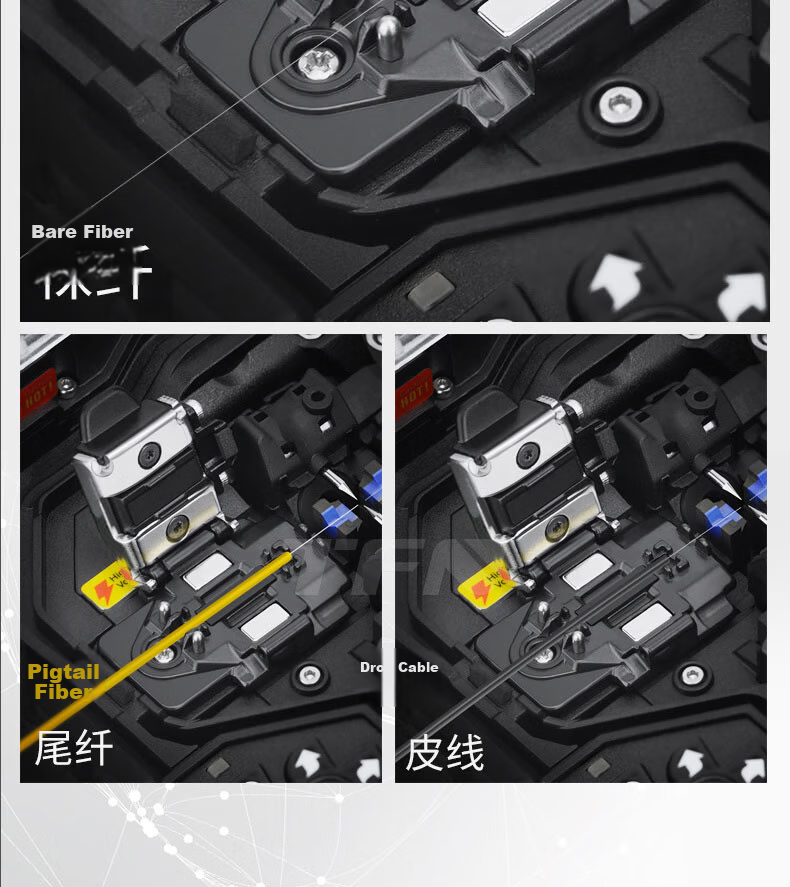 TFN Optical Fiber Fusion Splicer, Touch Screen, 50KM Trunk Line Project, Three-In Clamp M3 Fusion Machine [#3] 12