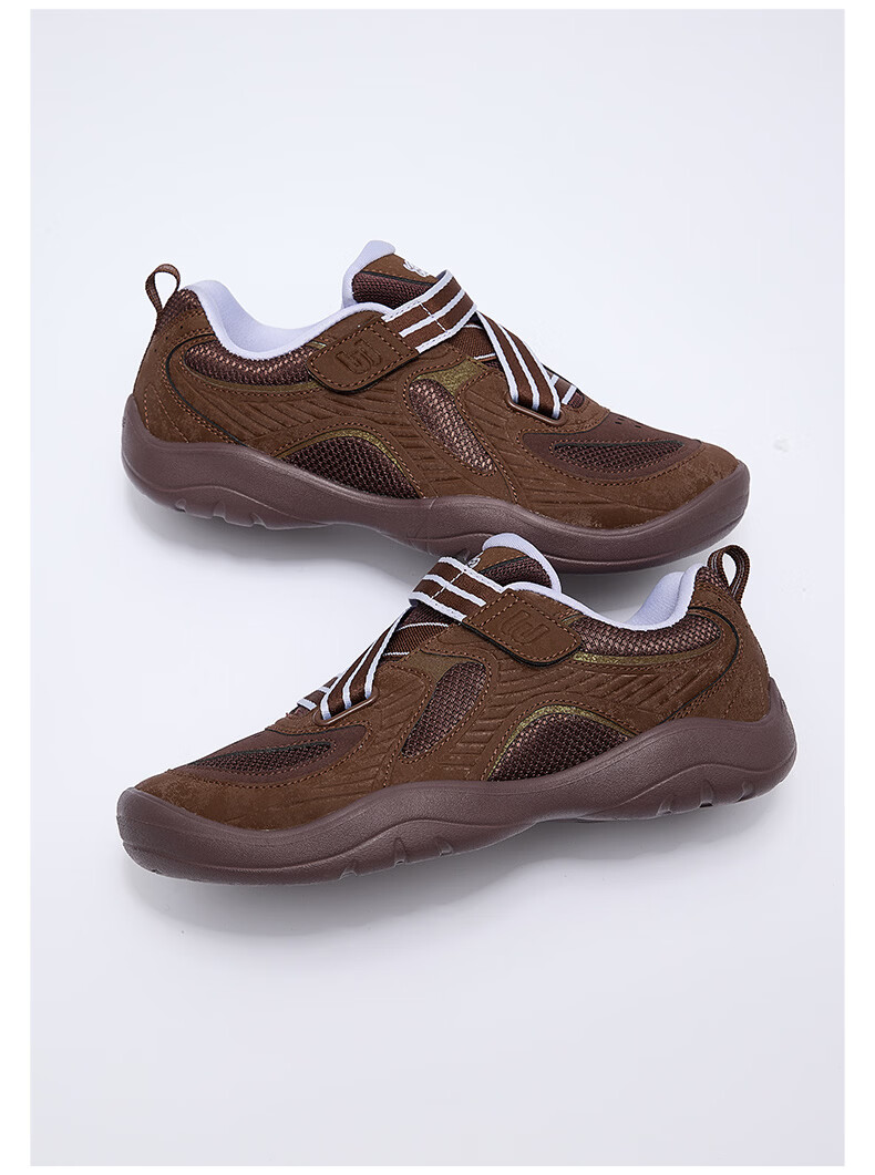 ERKE Women's Summer 2026 New Leather Mesh Breathable Casual Thin Sole Ballet Sneakers Sports Shoes | Xingmang 19