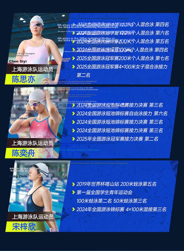 ANTA Zhang Yufei Edition Women's Competitive Racing Swimwear Training Triangle One-Piece Slim Backless Pink M 7