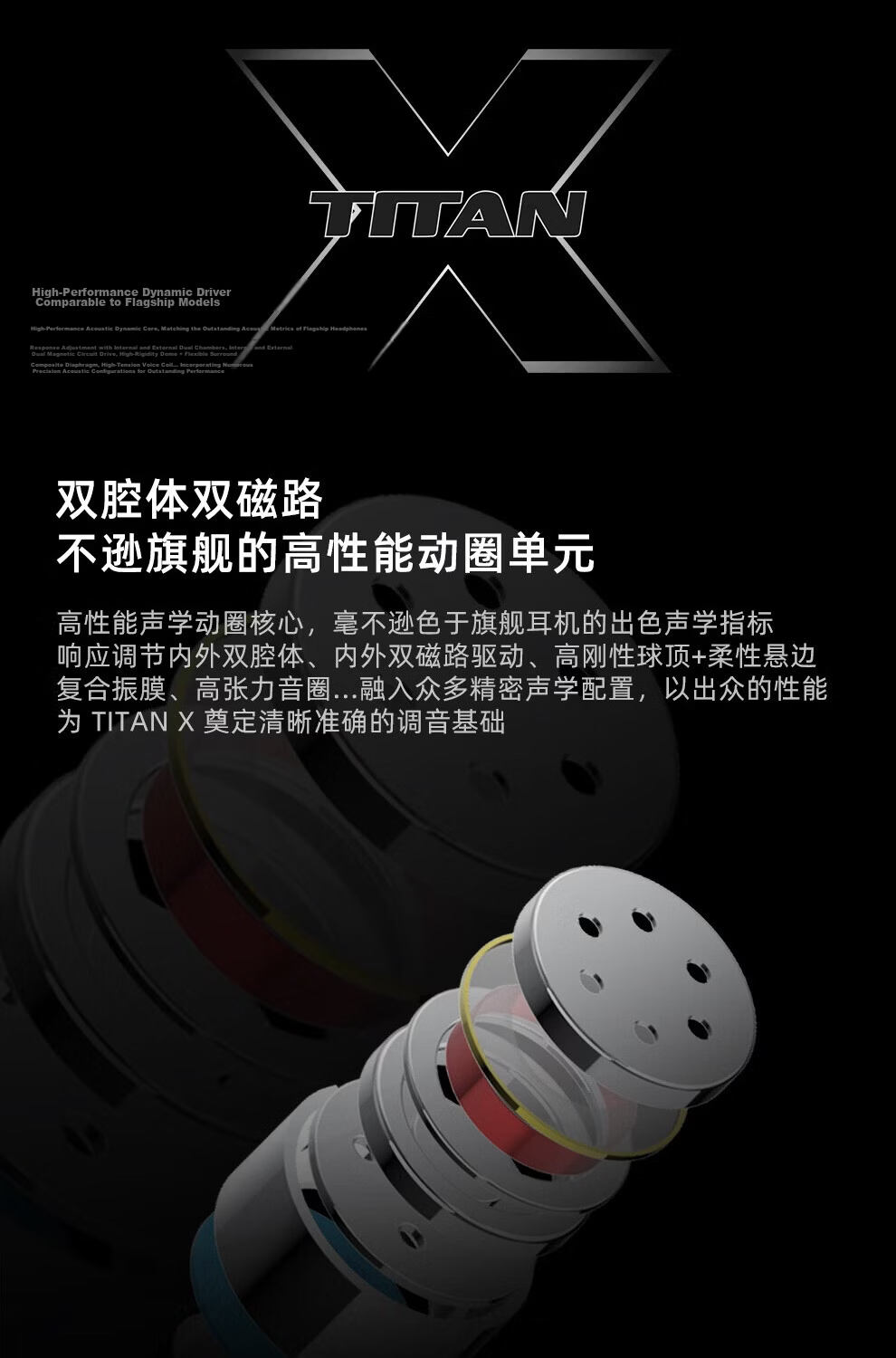 DUNU TitanX In-Ear Earphones HIFI Audiophile Entry-Level High-Quality Music Earbuds Dynamic Driver 0.78 2-Pin Connector Type-C Interface 2