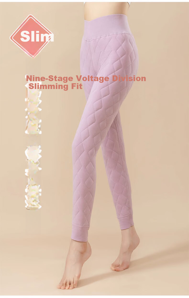 Langsha Women's Thermal Pants 100% Wool Autumn Winter Fleece Thickened Cotton Pants Extra Thick Lambswool Long Johns Plus Size Leggings 10