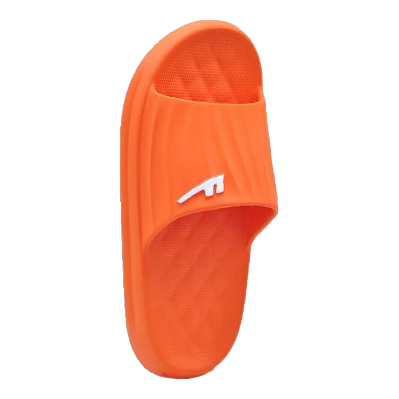 Huili Solid Color Sports Shock-Absorbing Soft Elastic Indoor And Outdoor Wear-Resistant Thick-Soled Slippers HL0276 Orange Size 41-42