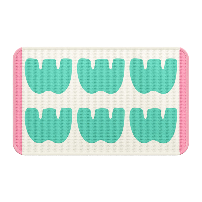 COMICOMI × JDear "Summer Special" Small Coconut Square Absorbent Bath Mat Non-Slip Thickened Floor Mat 40*60cm