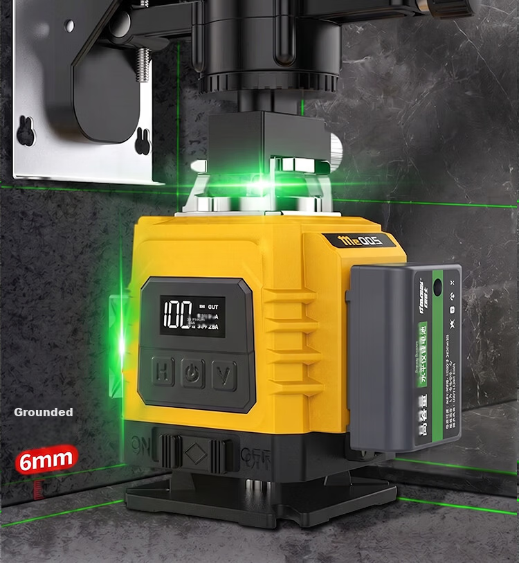 Dr. Mu Infrared Laser Level High-Precision Strong Light Fine Line Solar Outdoor Auto Leveling Measuring Tool 7
