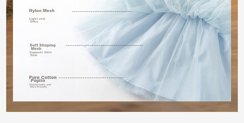 DAVE & BELLA Summer Girls Dress Baby Class A Mesh Skirt Children's Fashion Princess Dress 5