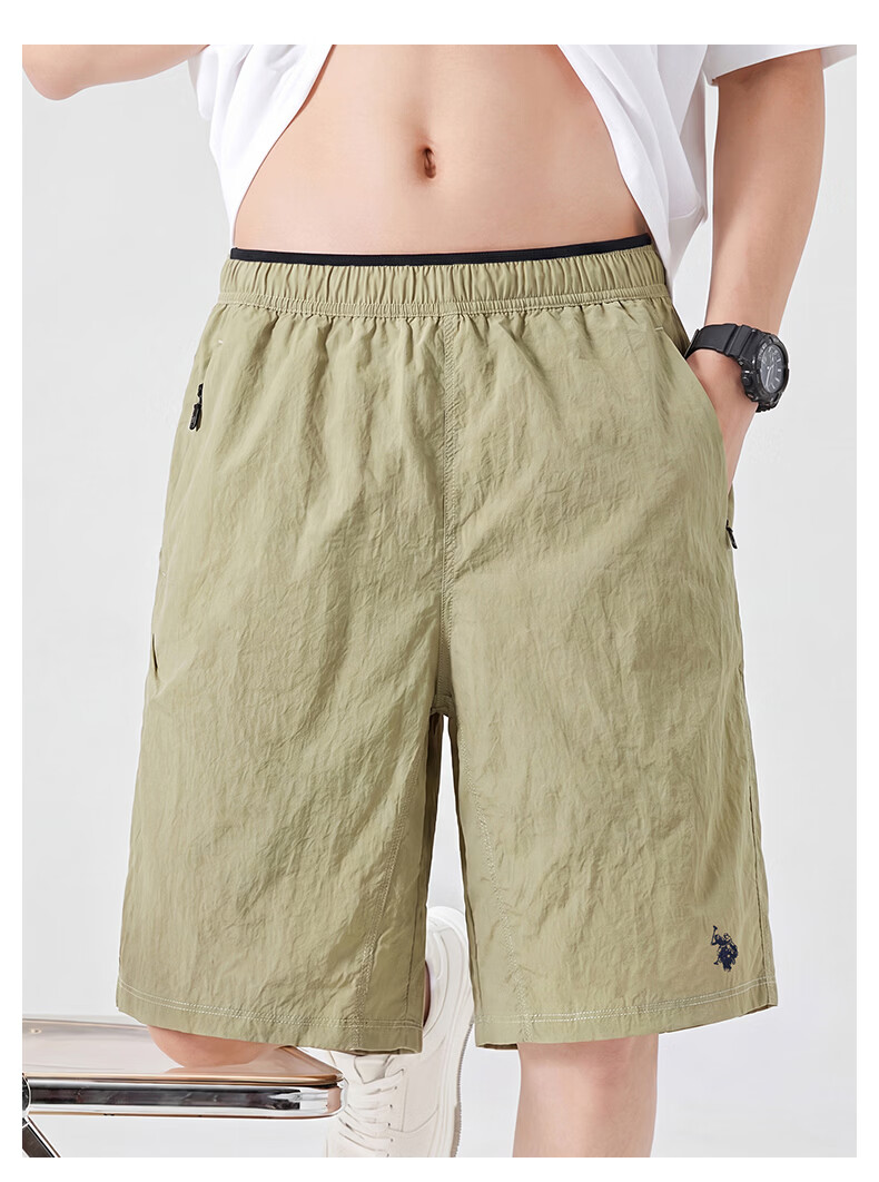 U.S. POLO ASSN. Shorts, Paul Summer Men's Casual Quick-Dry Five-Point Pants, Student Sports Pants, Father's Day Gift 25