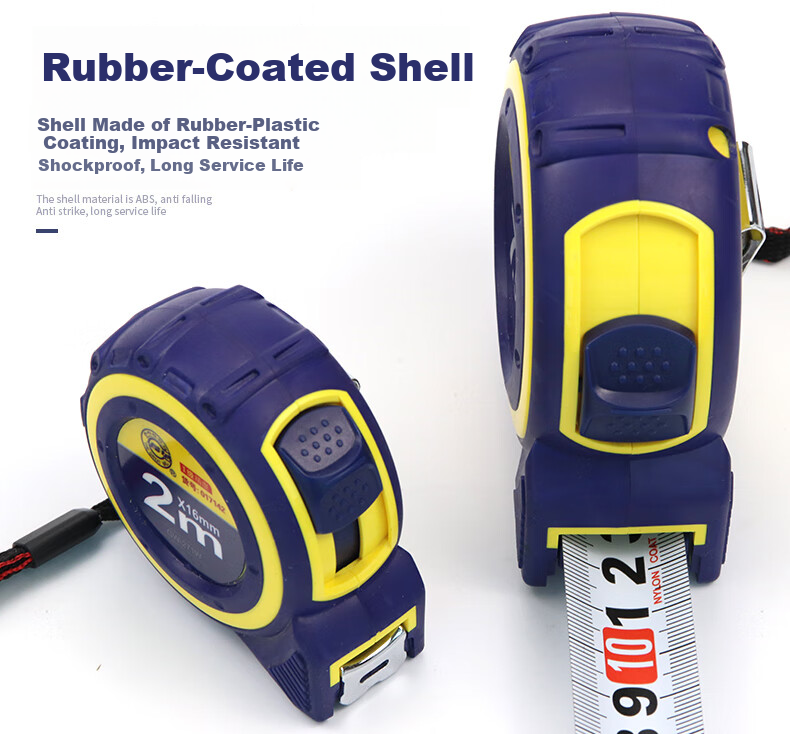 The Great Wall Steel Tape Measure First-Class Precision National Standard Tape Measure Thickened Anti-Drop High Precision Measuring Tape 2m*16mm 017142 2
