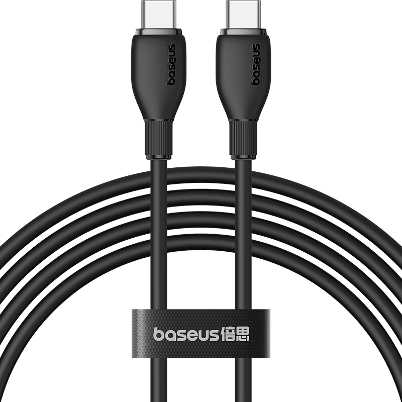 Baseus Dual-Head Type-C Data Cable PD 100W/88W Super Fast Charging for Huawei Honor Xiaomi Apple iPad 17/16/15 Tablet Laptop Car Use 2m Black