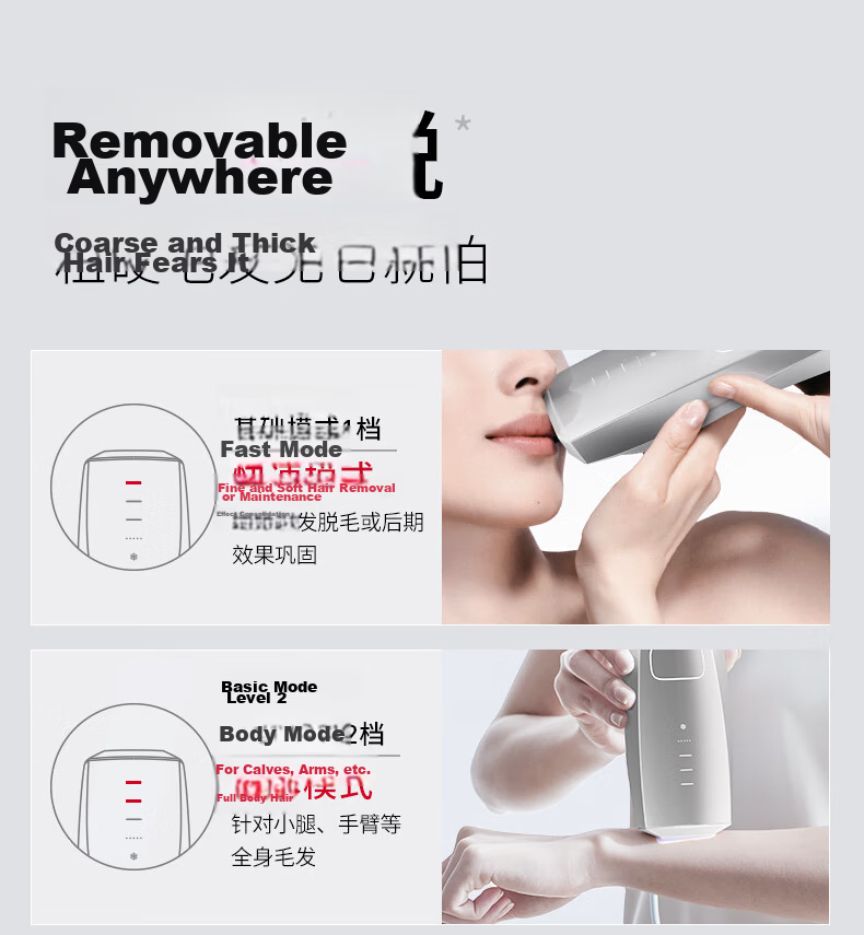 Ulike Sapphire Ice Point Hair Removal Device Air3 Max for Men and Women Body Hair Removal Home Use Air MAX 25