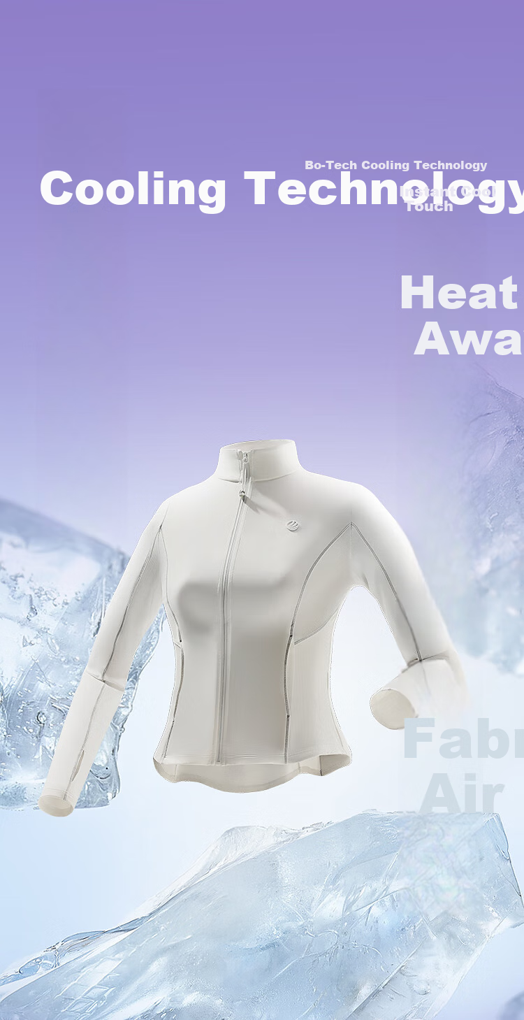 BOSIDENG Summer National Standard Original Yarn Sun Protection Jacket for Women UPF100+ UV Protection Slim Outdoor Travel Coat 6