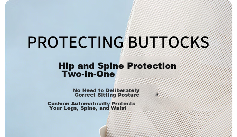 MINISO Seat Cushion Coccyx Pain Relief Long Sitting Pressure Reduction Memory Foam Office Chair Car Cushion 2