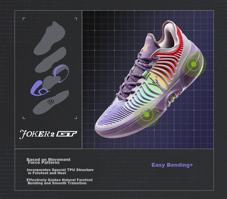 361° Joker 2 GT Jokic Basketball Shoes Men's Breathable Youth Training Cushioning Sports Shoes 672611111-3 21