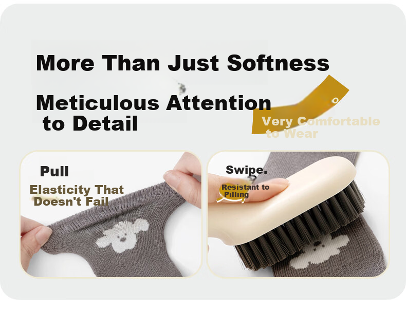 Baby Growth Socks Four Seasons Thin Breathable Seamless Newborn Mid-Calf Soft Cuff Antibacterial Cotton Socks for Boys Class A 9
