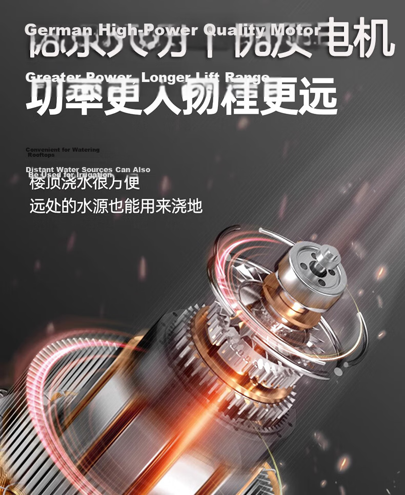 Zanke Submersible Pump Household Well Water 220V Stainless Steel 1 Inch 370W Clean Water Pump for Agricultural Irrigation 16