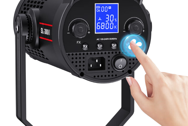 Beiyang SL300III Live Streaming Fill Light, Photography Camera Lighting, 300W Professional Live Streaming Beauty Light, Spherical Lamp, Deep Throw Light, Portrait Video Soft Light, Film And Television Shooting Light 30