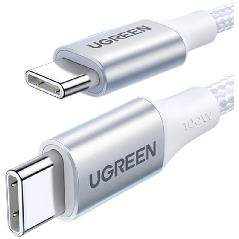 Ugreen Dual-Head Type-C Data Cable PD 100W/88W Super Fast Charging Cable for Huawei Honor Xiaomi Apple iPad MacBook Laptop Car Use 3M