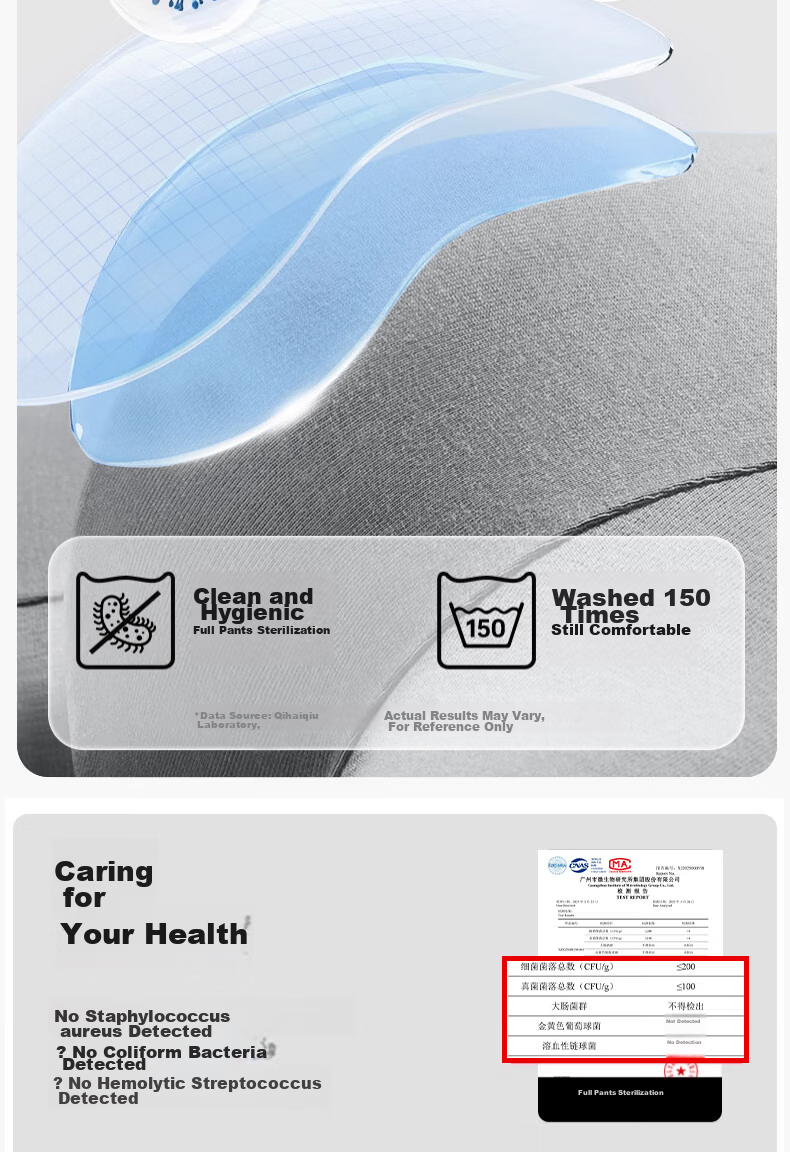 Nanami Akio Disposable Sterilized Boxer Briefs, Wash-Free, Individually Packaged, Travel Four-Corner Large Size Underwear, 8 Pieces, 3XL 5