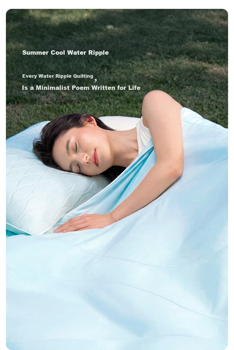 Huishui Huhu Small Cooling Quilt Silicone Summer Quilt Breathable Antibacterial Single Thin Quilt Machine Washable Air Conditioning Quilt Core 11