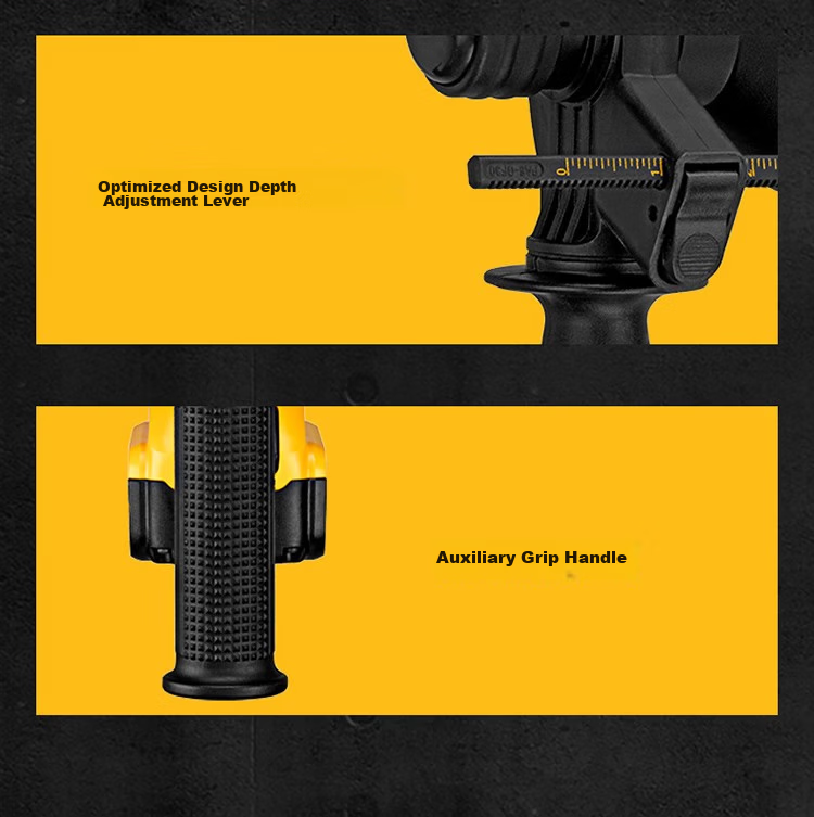 DEWALT Cordless Brushless Rotary Hammer Drill Multi-Function Heavy-Duty Electric Pick High-Power Impact Drill Set DCH133 8