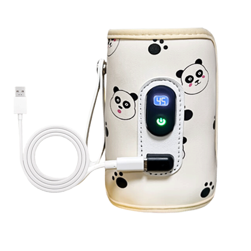 Baoshi Bottle Warmer, Universal USB Plug-In Digital Display Milk Warmer, Portable Constant Temperature Milk Warmer for On-The, Electric Model