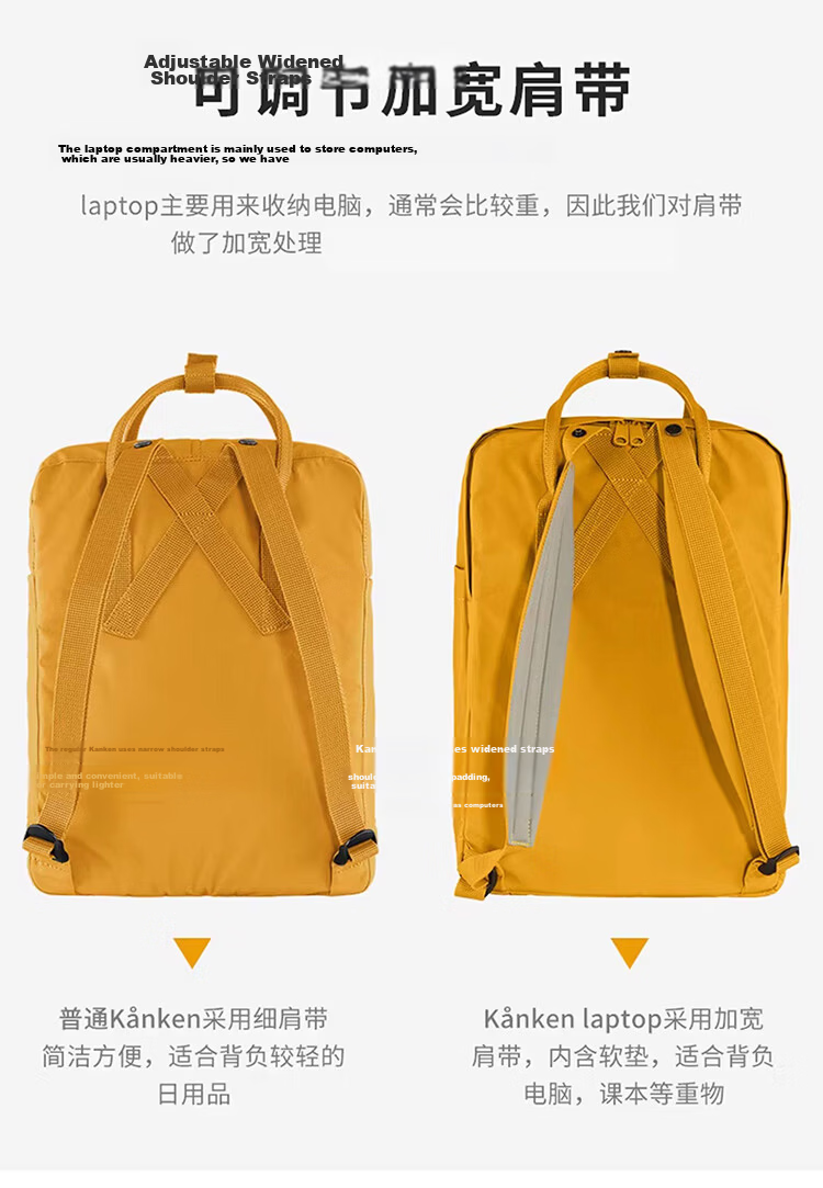 FJALLRAVEN Laptop Backpack 23523-046 Super Grey 13L Student School Bag 4
