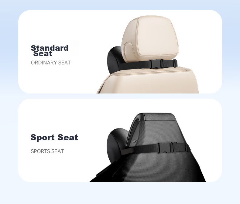 Huiduoduo Car Headrest Neck Pillow Memory Foam Cervical Pillow for Driver Seat Compatible with Tesla Mercedes-Benz 26