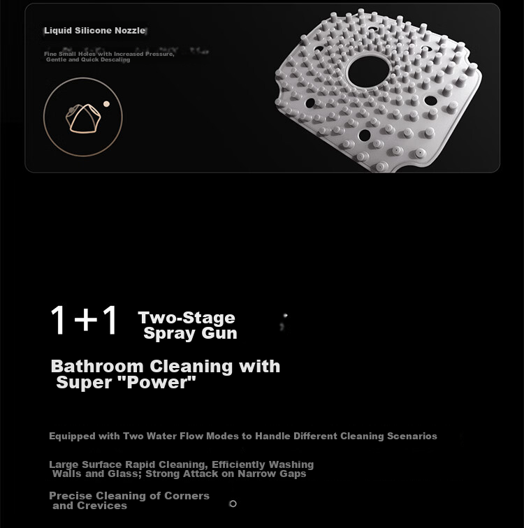 Mijia Shower Head Gun Gray Shower Set with Premium Brass Body Bathroom Home Shower System 14