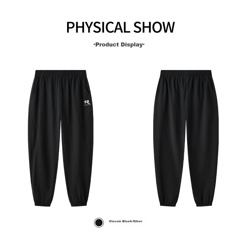 361° Kids Summer Breathable Ice Skin UV Protection Knit Sports Pants for Boys and Girls, Sizes 26-165 17
