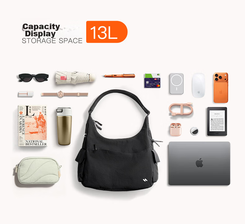 Inateck Tote Bag Women Laptop Bag Crossbody Large Capacity Shoulder Bag iPad Tablet Handbag Lightweight Commuter 4