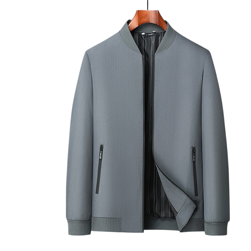 Yalu Jacket for Men, 2026 Spring Baseball Collar Loose Casual Dad Style, Executive Outerwear, Business Casual Middle-Aged Top