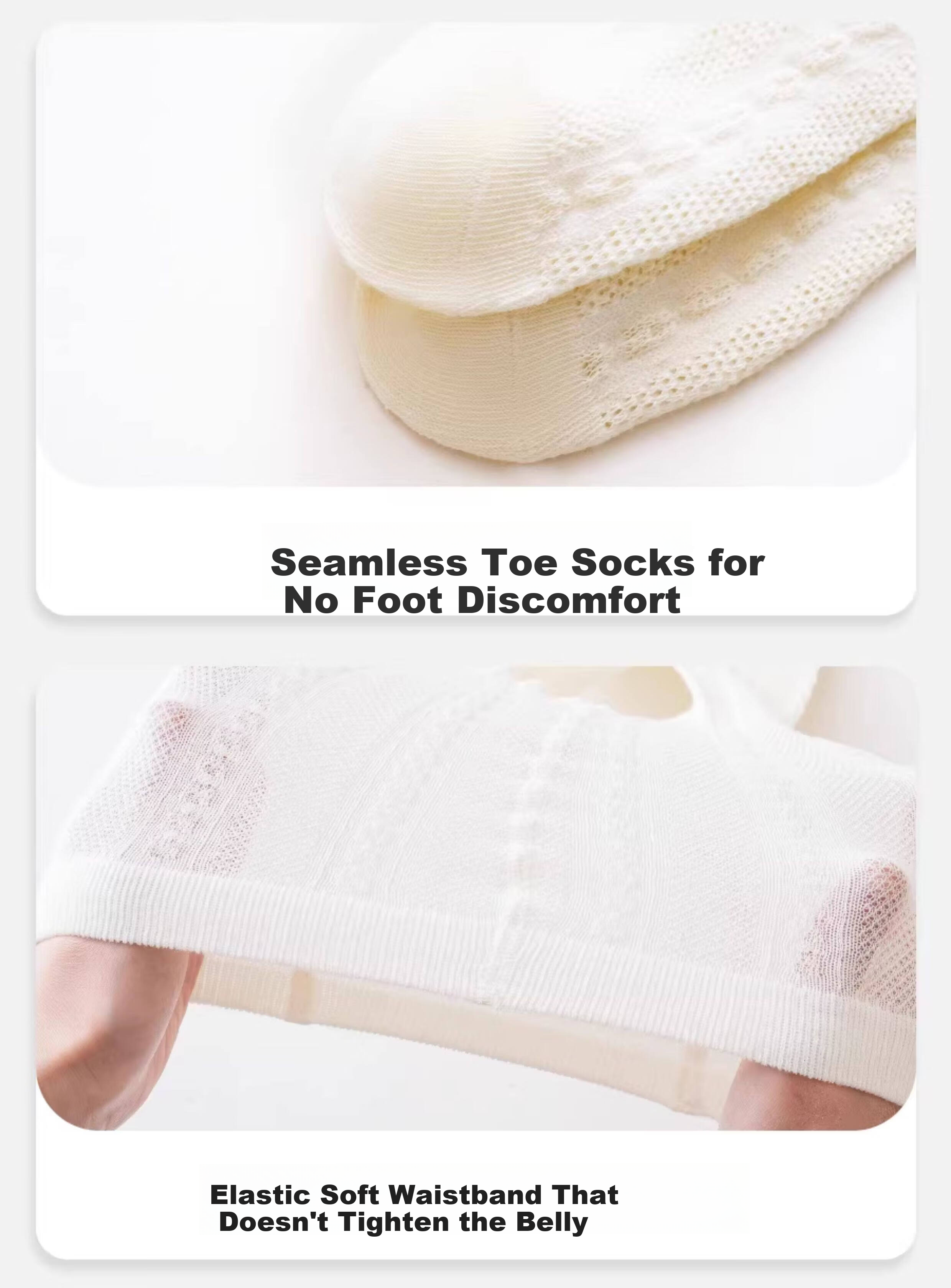 Bingxue Kapok Children's Tights Girls Summer Ultra-thin Mesh Dance Socks Pure White Anti-mosquito Stockings Baby Leggings 12