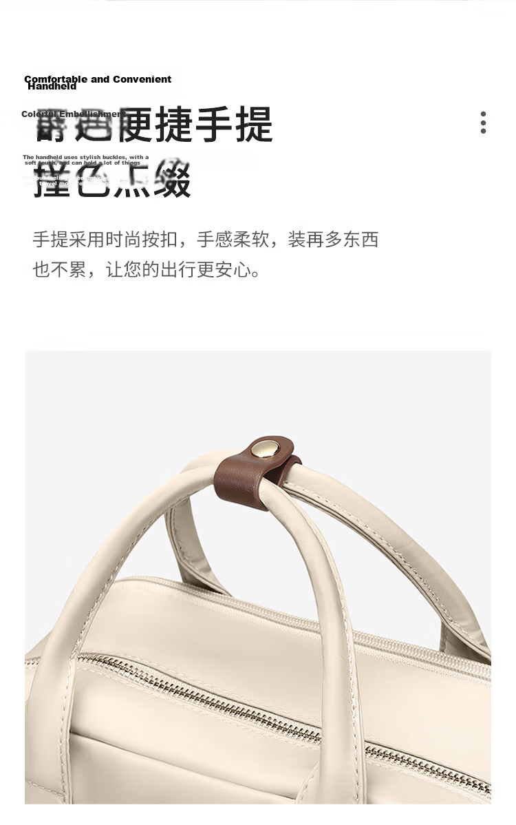 GOLF Women's Backpack 15-inch Laptop Bag Apple Huawei Business Travel College School Bag 20