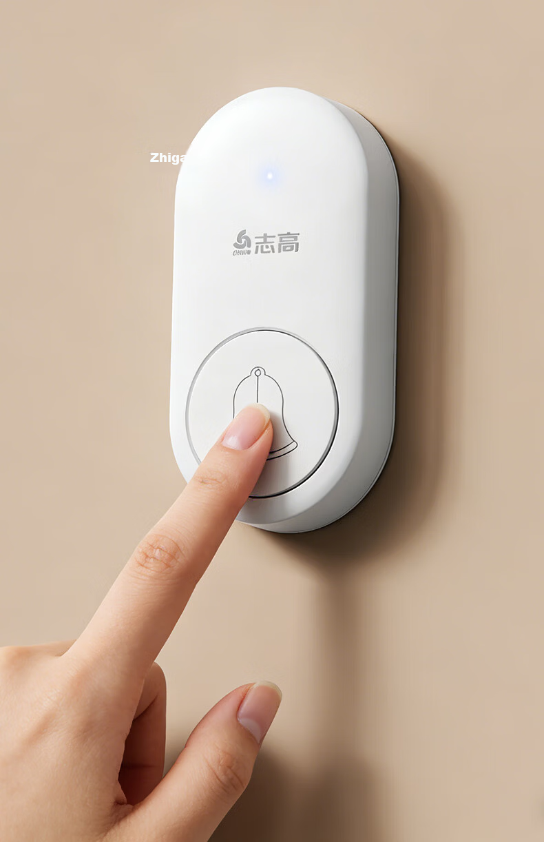 CHIGO Wireless Long-Distance Battery-Free Home Doorbell Emergency Call Button for Elderly One-to-One Electronic Remote Control Doorbell Front Door Ding Dong Chime 8