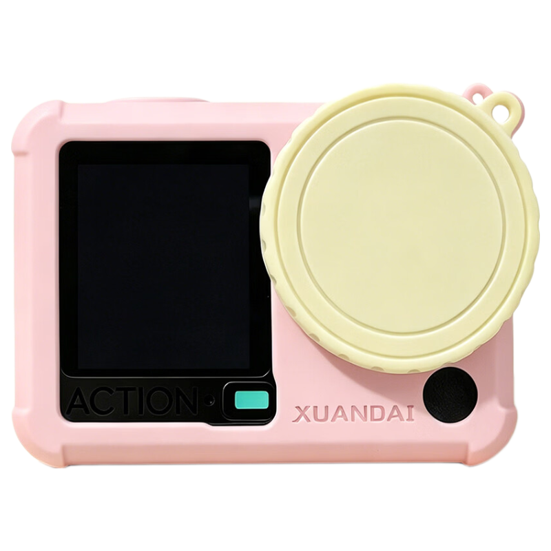 CHENSONG Silicone Protective Case for DJI Action6, Exclusive Macaron Accessories, New Osmo Action6 Sports Camera Shockproof Full Protection, Yellow-Pink