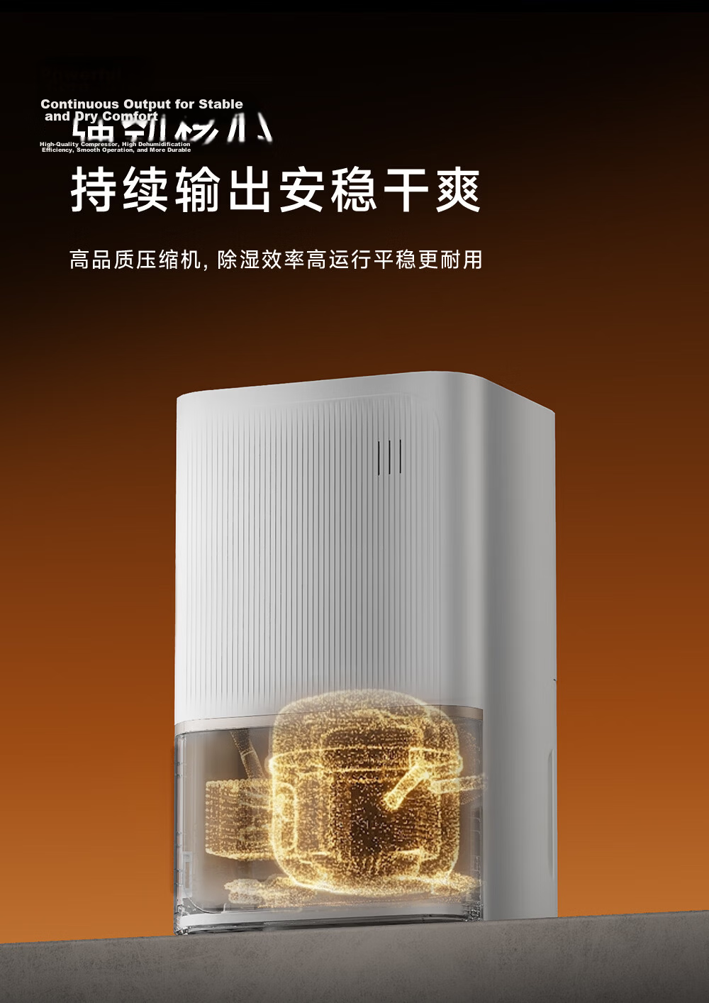Zhuimi Intelligent Dehumidifier, Quiet DD12, Efficient Dehumidification for Home Use, Moisture Removal Machine, for Humid Seasons And Rainy Days, Suitable for Living Room And Bedroom, Prevents Mold Growth, 12L/day Capacity, Covers 20 Square Meters 5