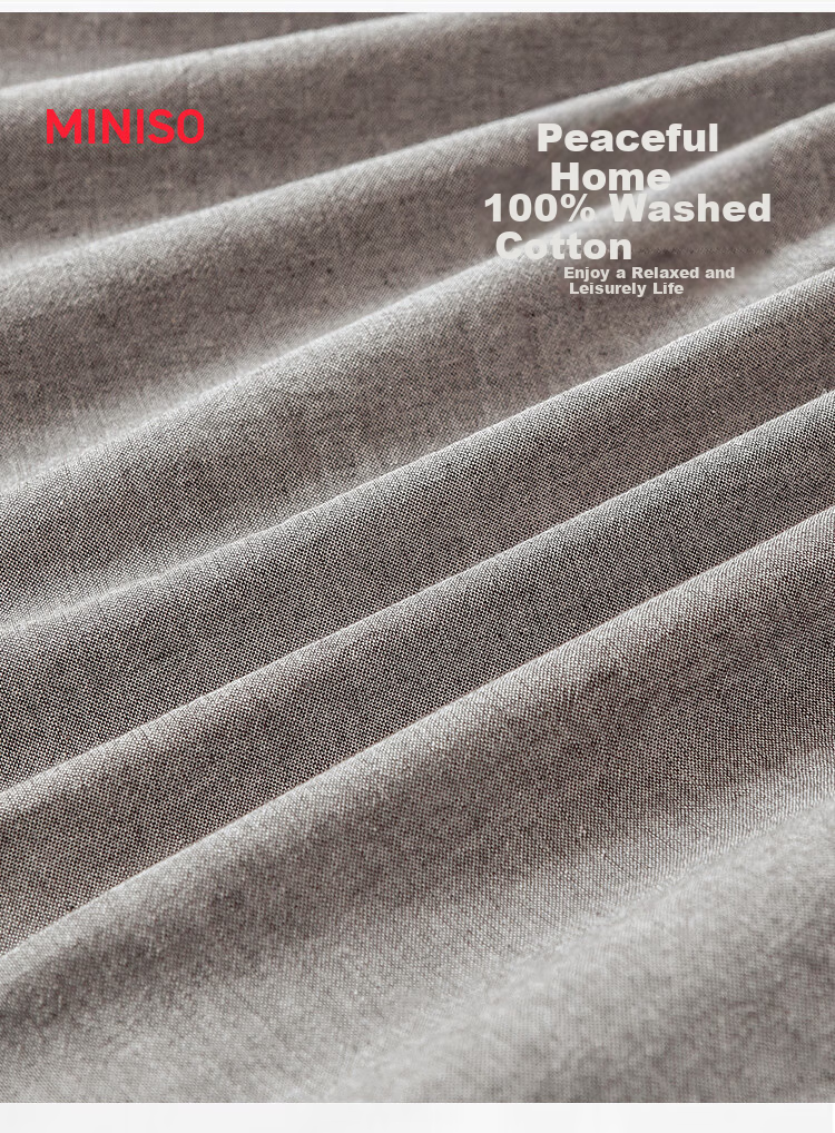 MINISO Quilted Skin-Friendly Cotton Fitted Sheet 1.5x2m Mattress Protector Cover Full Wrap 3