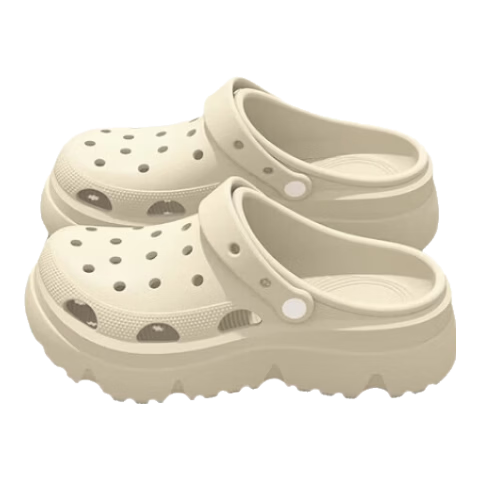 Duchen Medical Operating Room Anti-Slip Clogs Women's 2026 New Odor-Resistant Sandals Khaki Size 40-41
