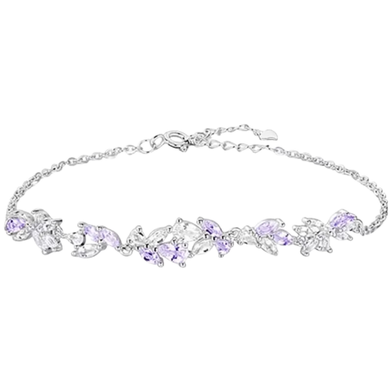 Kefuni Wisteria Melody Bracelet for Women 2026 New Luxury Elegant Jewelry Birthday Qixi Festival Gift for Girls