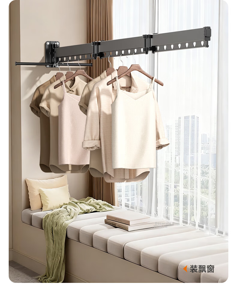 MYMOODHOUSE Octopus Folding Clothes Drying Rack Floor-Standing Balcony Indoor Garment Hanger Tool 12
