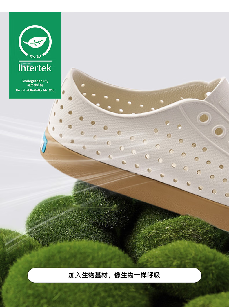 Native Jefferson Women's Summer New Hollow Sandals Casual Sports Shoes Men Tofu White|Brown Size 35 17