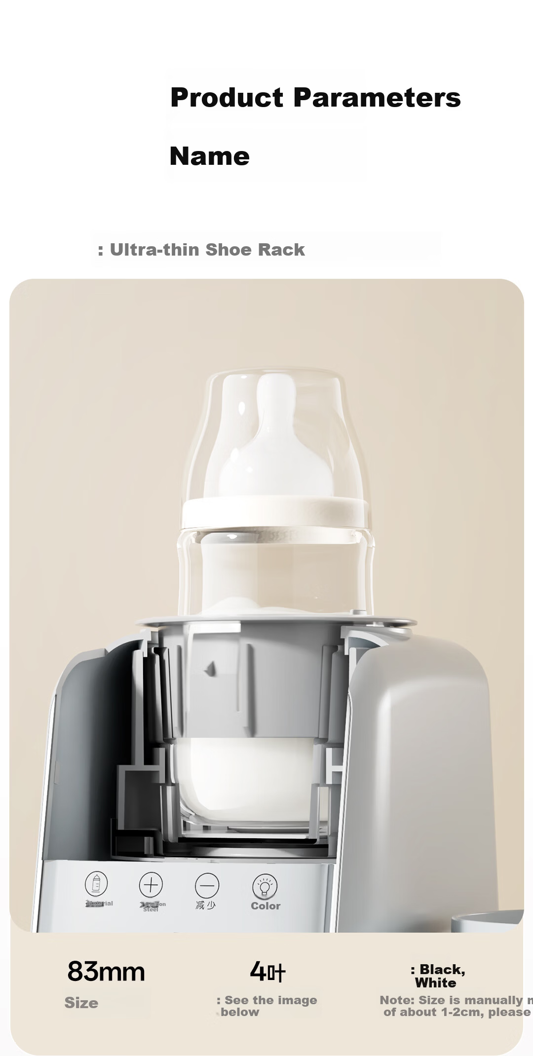 Puriton Thermostatic Kettle Baby Milk Preparation Household Large Capacity 2L Full Glass Body Quantitative Temperature Control Water Dispenser 6